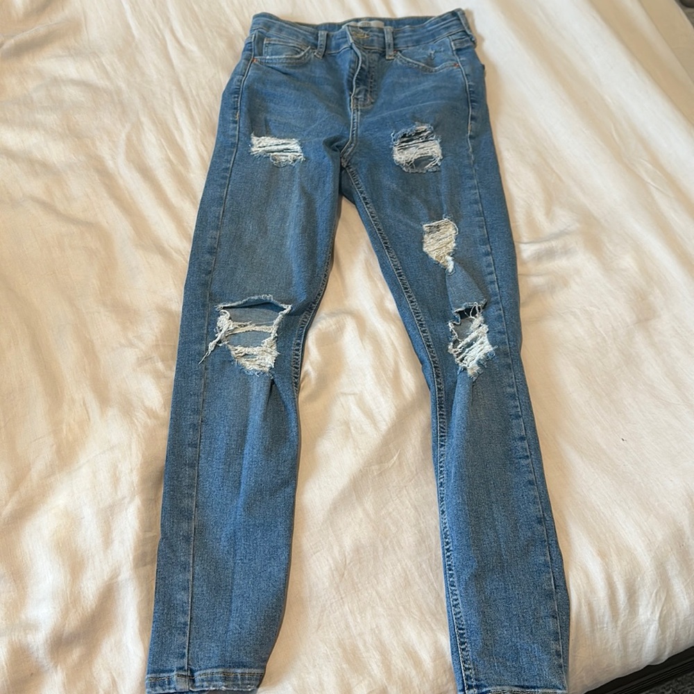 Top Shop Destroyed Jeans